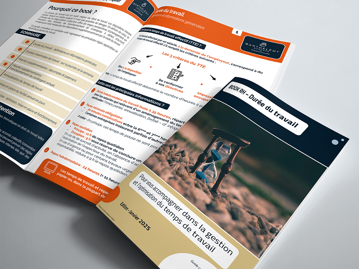 Image illustrant l'infographie Book - La durée du travail