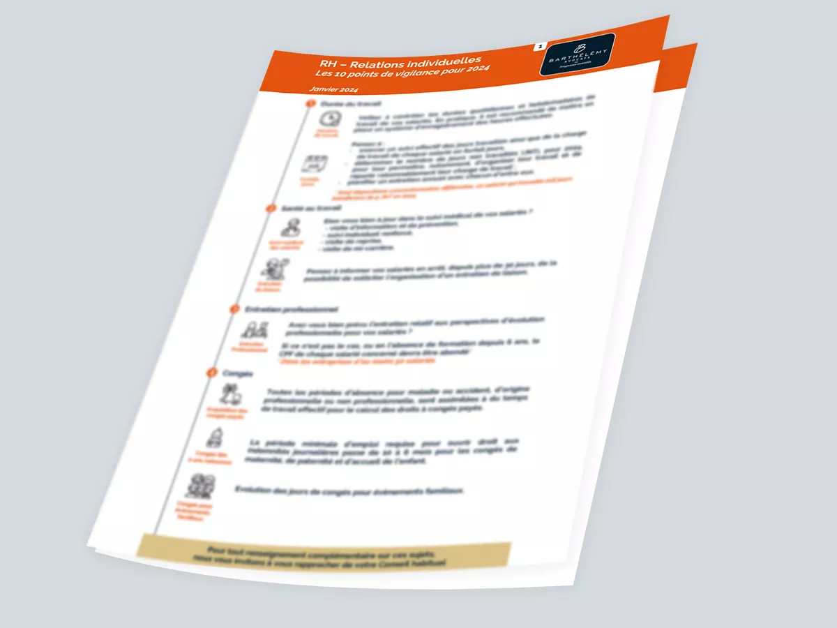 Image illustrant l'infographie Kit - Vigilances sociales - Relations individuelles